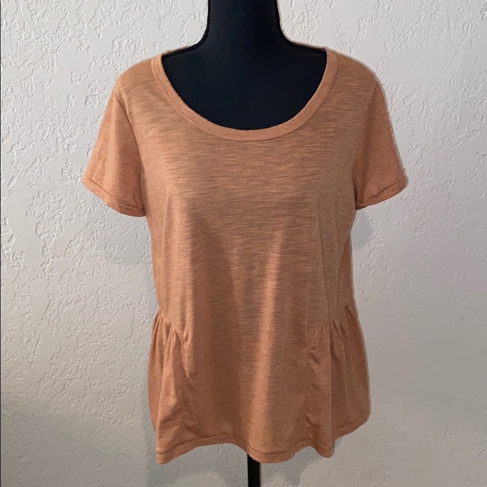 NWT hem & thread darling peplum top
